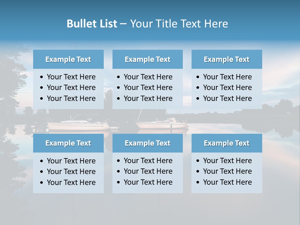 Scenics Water Lake PowerPoint Template