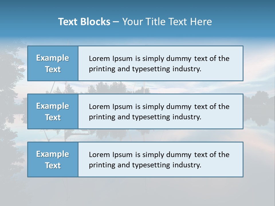 Scenics Water Lake PowerPoint Template