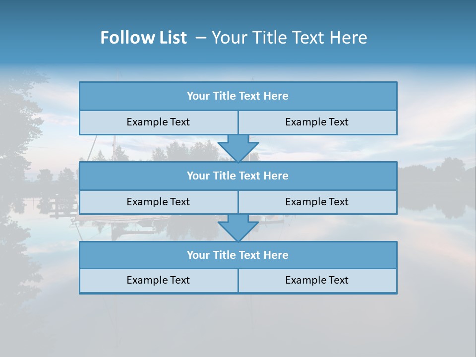 Scenics Water Lake PowerPoint Template