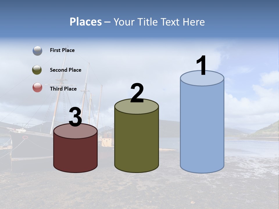 Outdoor Landscape Cloudscape PowerPoint Template