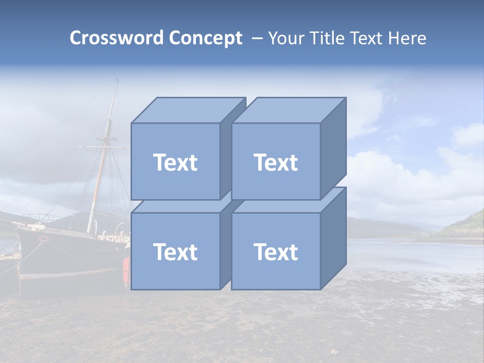 Outdoor Landscape Cloudscape PowerPoint Template