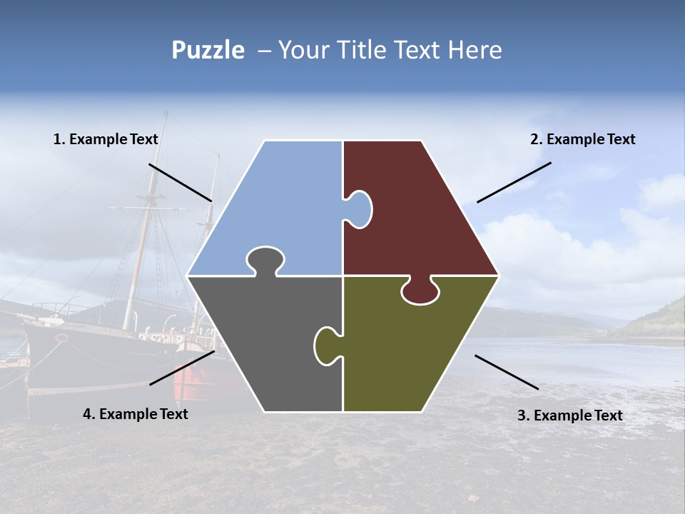 Outdoor Landscape Cloudscape PowerPoint Template