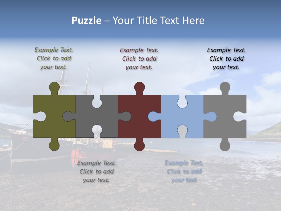 Outdoor Landscape Cloudscape PowerPoint Template