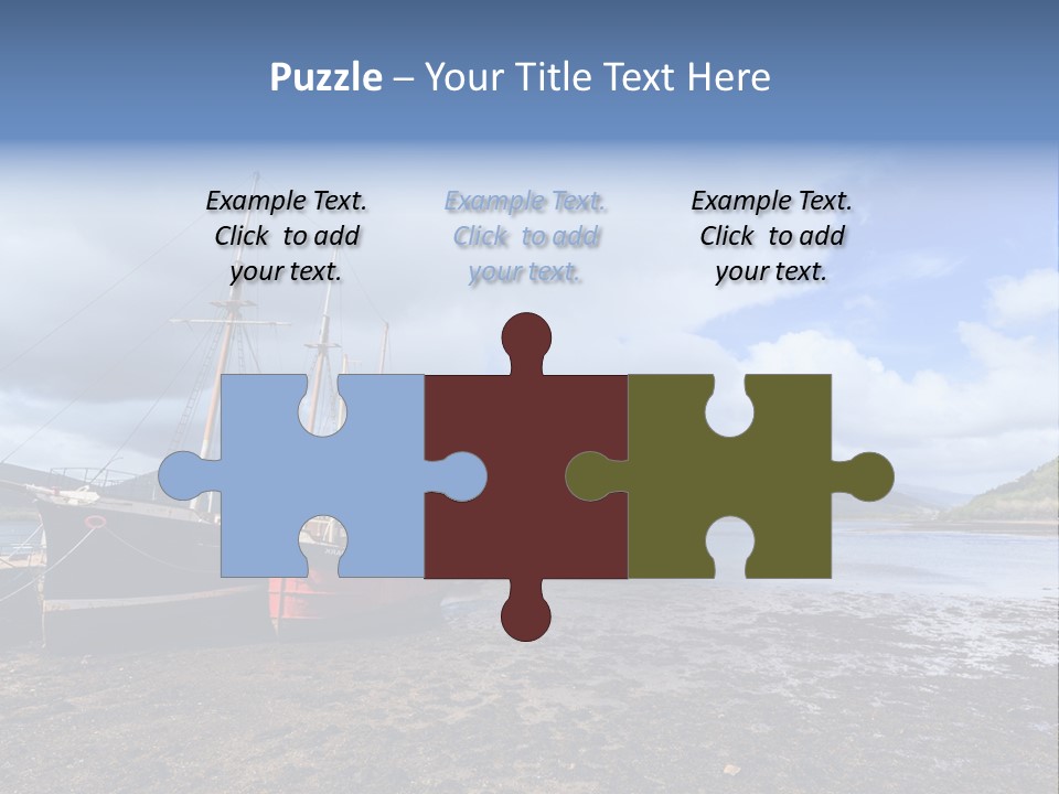 Outdoor Landscape Cloudscape PowerPoint Template