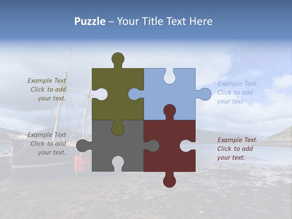 Outdoor Landscape Cloudscape PowerPoint Template