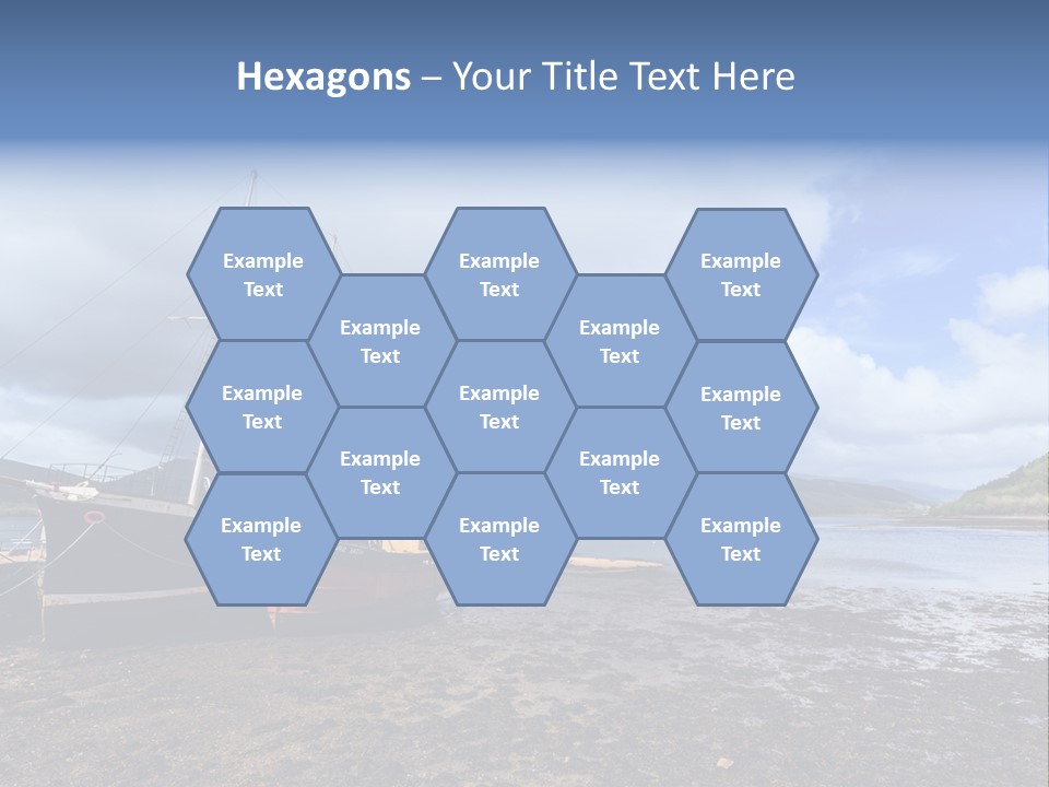 Outdoor Landscape Cloudscape PowerPoint Template