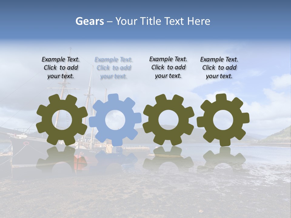 Outdoor Landscape Cloudscape PowerPoint Template