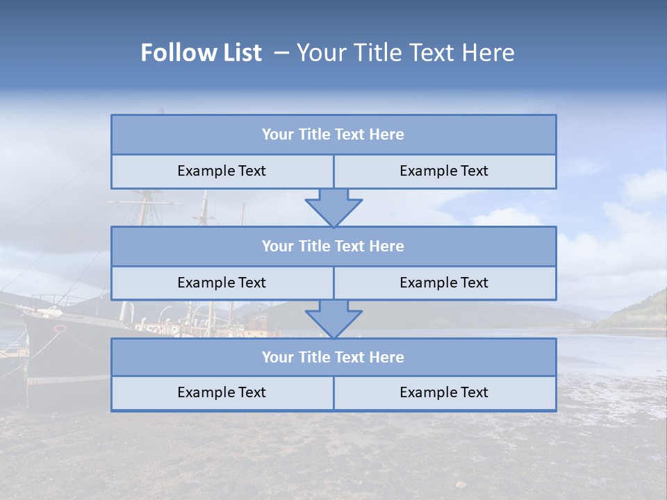 Outdoor Landscape Cloudscape PowerPoint Template