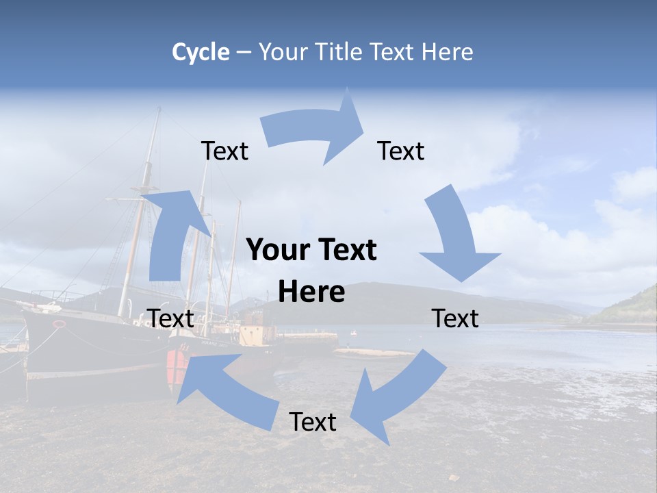 Outdoor Landscape Cloudscape PowerPoint Template