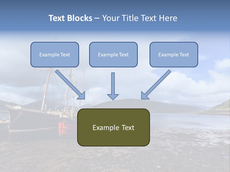Outdoor Landscape Cloudscape PowerPoint Template