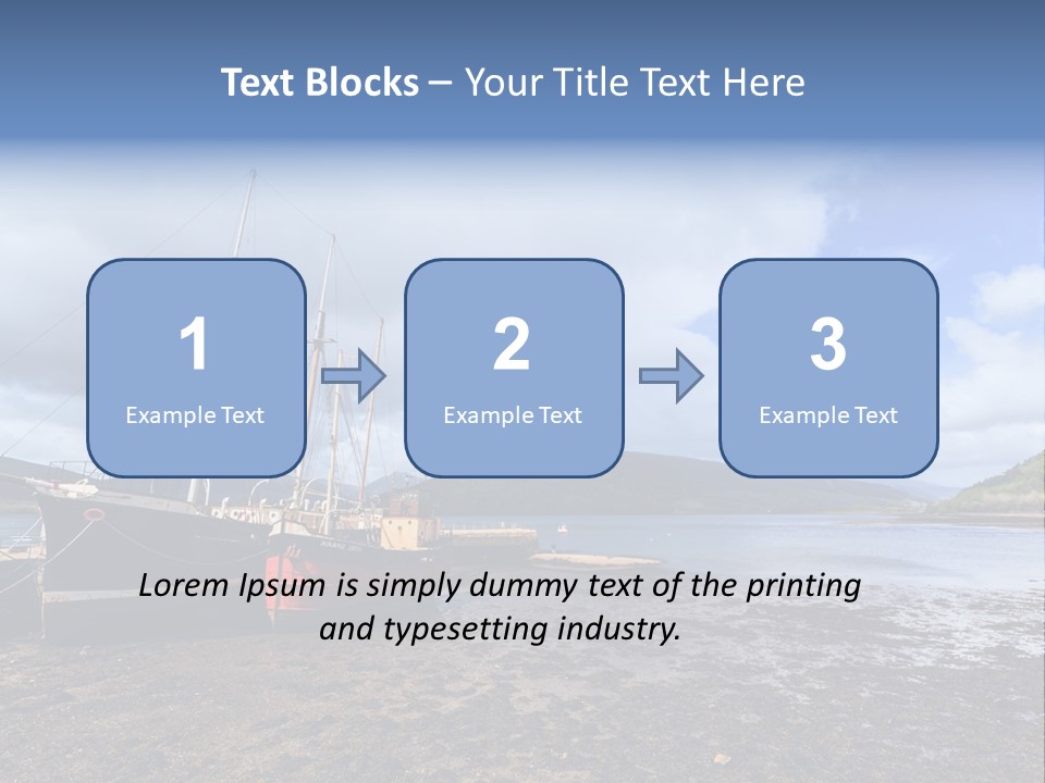 Outdoor Landscape Cloudscape PowerPoint Template