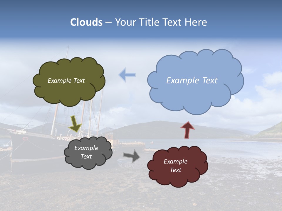 Outdoor Landscape Cloudscape PowerPoint Template