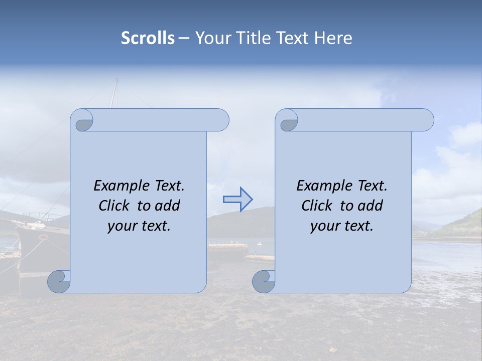 Outdoor Landscape Cloudscape PowerPoint Template