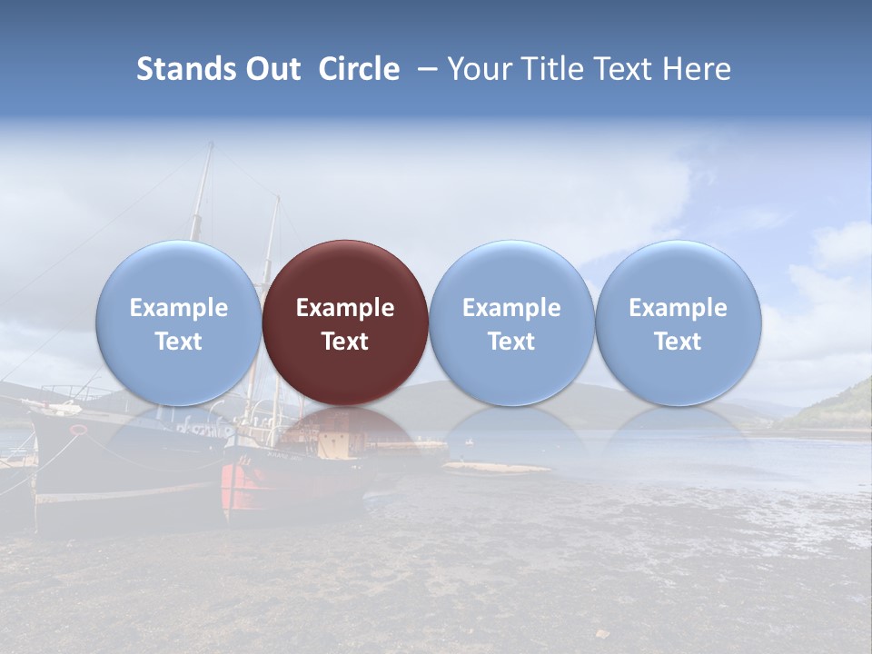 Outdoor Landscape Cloudscape PowerPoint Template