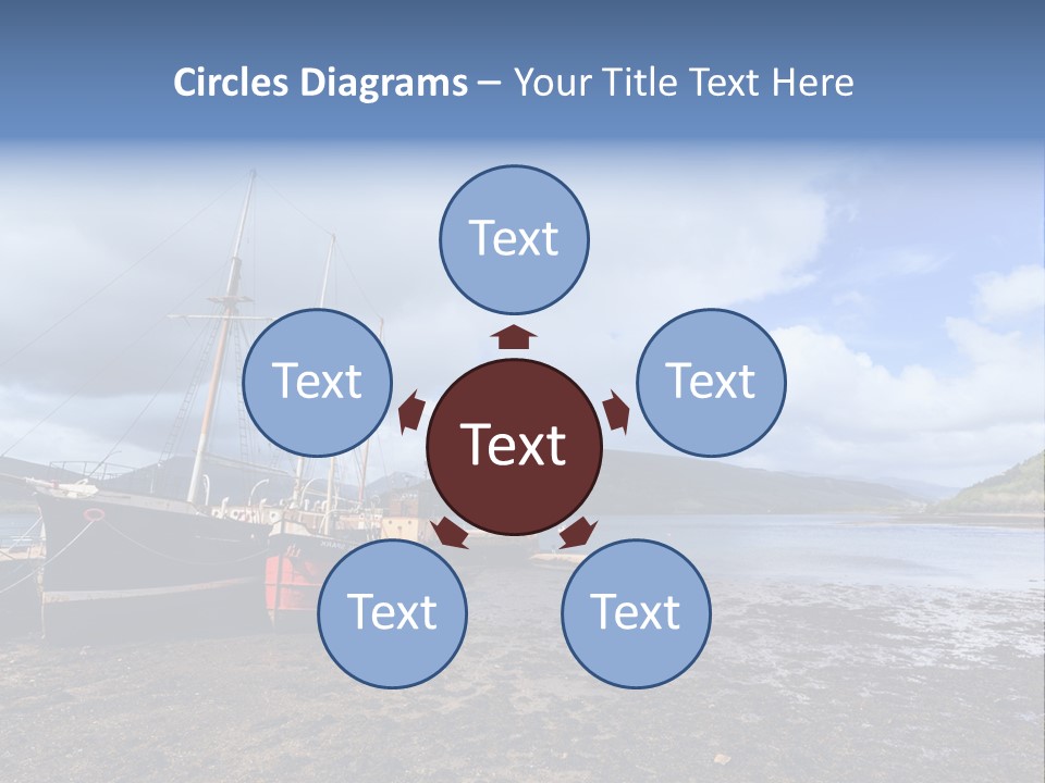 Outdoor Landscape Cloudscape PowerPoint Template