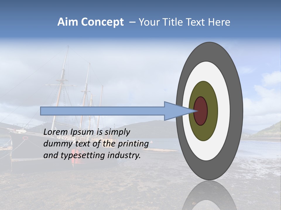 Outdoor Landscape Cloudscape PowerPoint Template