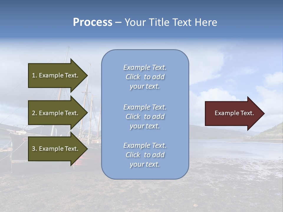 Outdoor Landscape Cloudscape PowerPoint Template