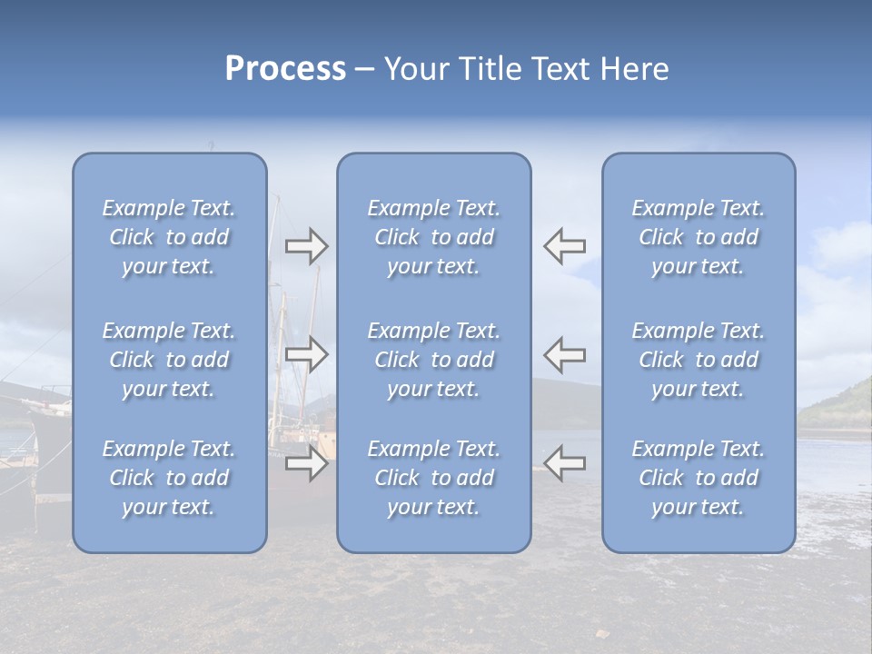 Outdoor Landscape Cloudscape PowerPoint Template