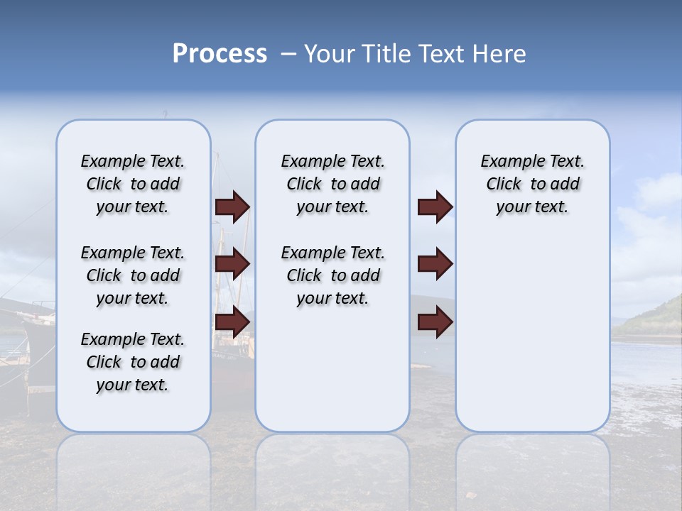 Outdoor Landscape Cloudscape PowerPoint Template