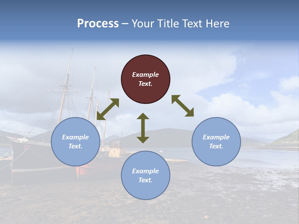 Outdoor Landscape Cloudscape PowerPoint Template
