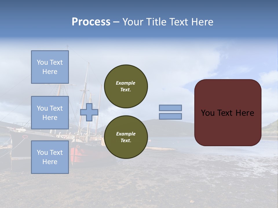 Outdoor Landscape Cloudscape PowerPoint Template