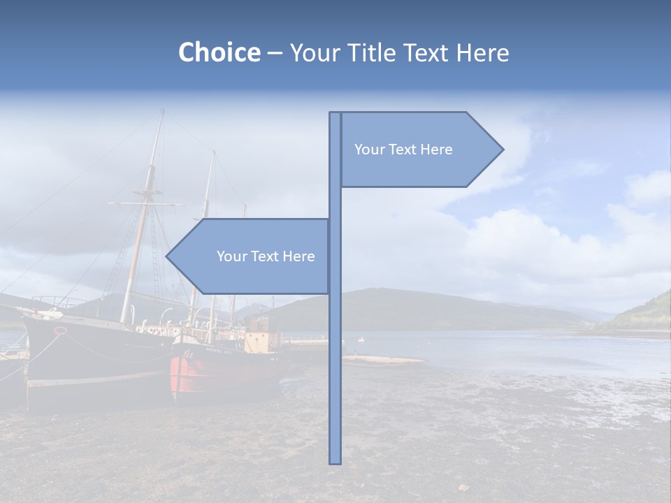 Outdoor Landscape Cloudscape PowerPoint Template
