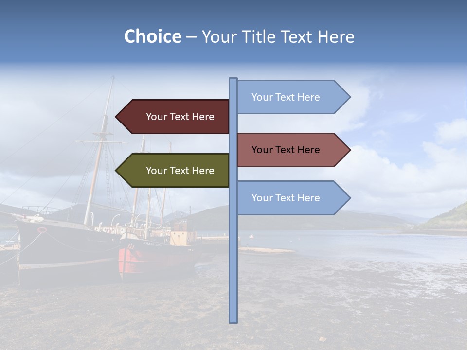Outdoor Landscape Cloudscape PowerPoint Template