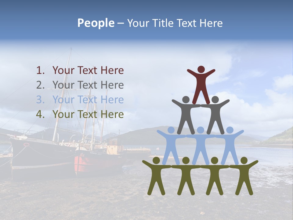 Outdoor Landscape Cloudscape PowerPoint Template