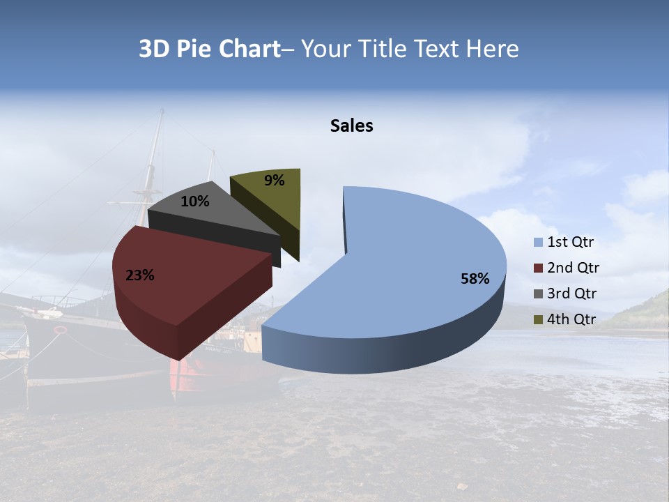 Outdoor Landscape Cloudscape PowerPoint Template