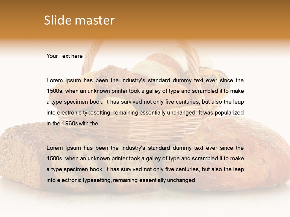 Taste Cut Market PowerPoint Template