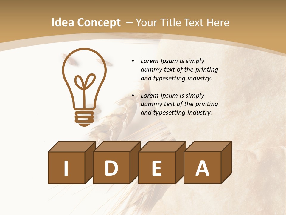 Food Goods Rye PowerPoint Template