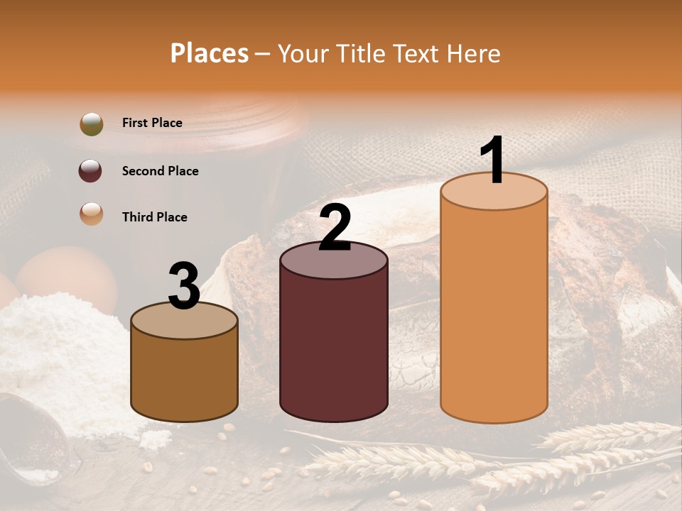 Flour Egg Gourmet PowerPoint Template