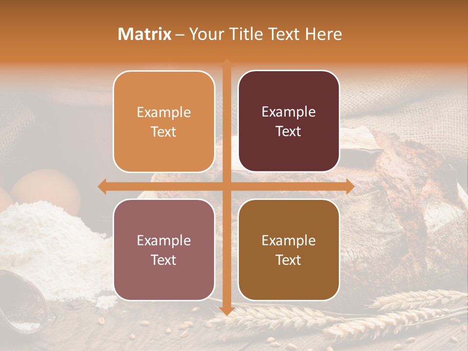 Flour Egg Gourmet PowerPoint Template