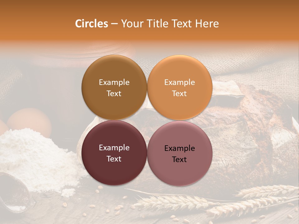 Flour Egg Gourmet PowerPoint Template