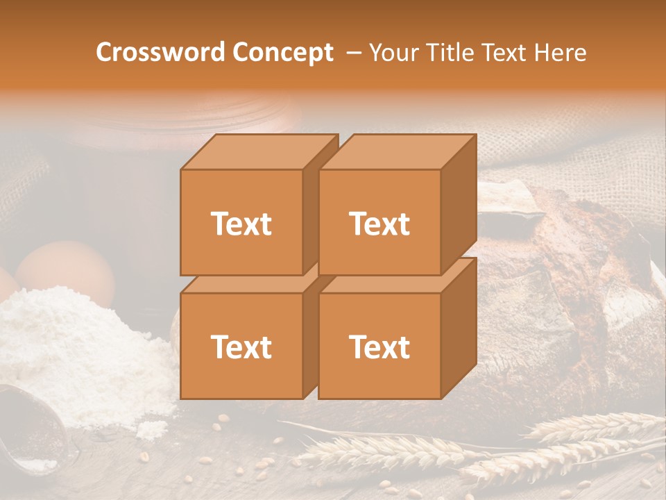 Flour Egg Gourmet PowerPoint Template