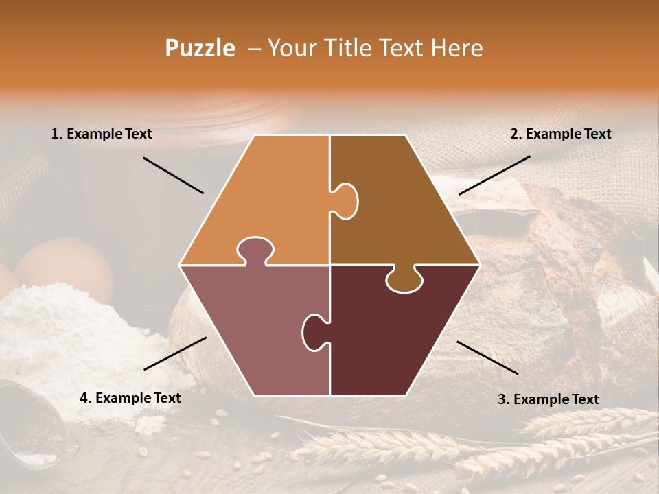 Flour Egg Gourmet PowerPoint Template