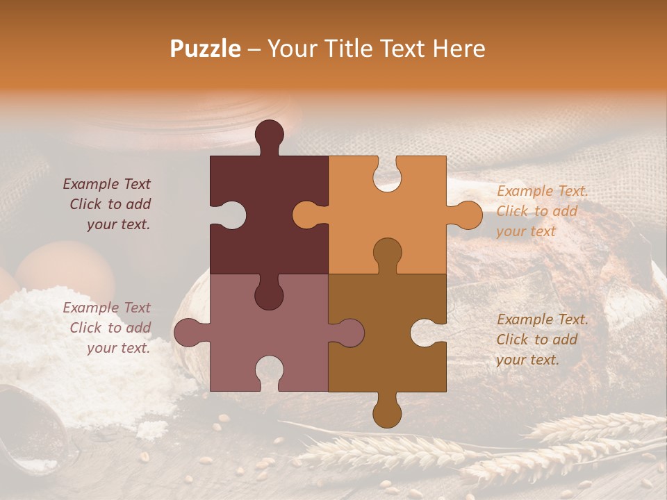 Flour Egg Gourmet PowerPoint Template