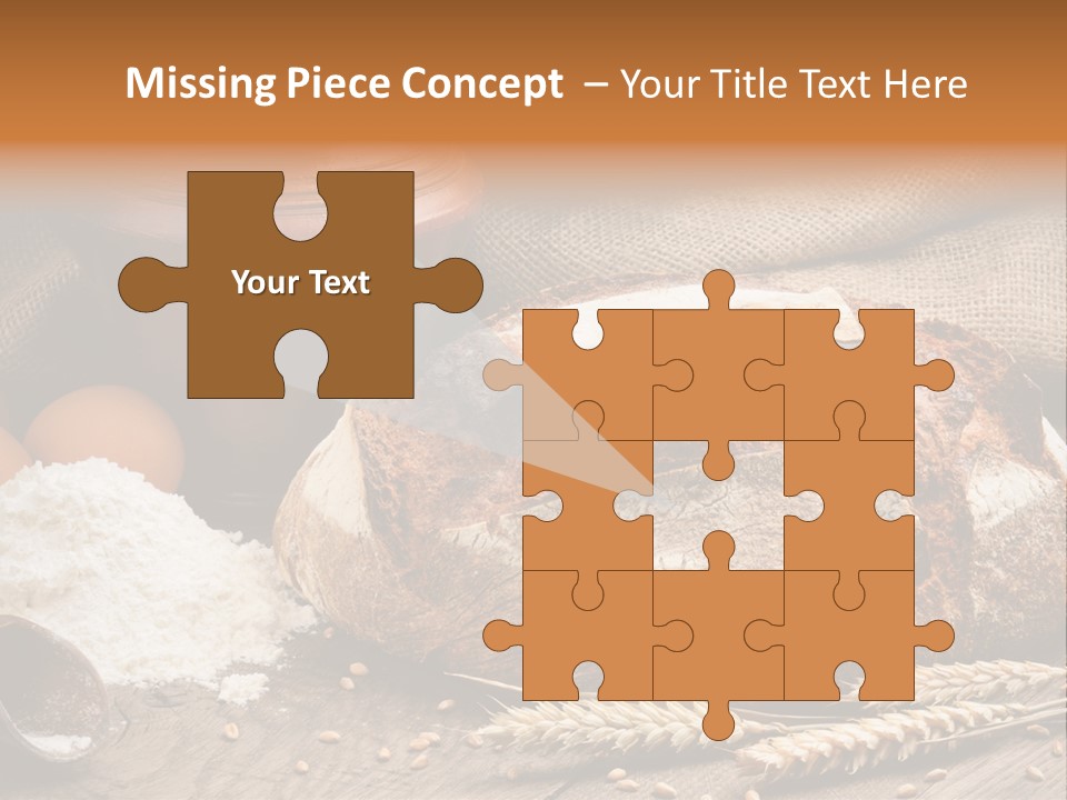 Flour Egg Gourmet PowerPoint Template