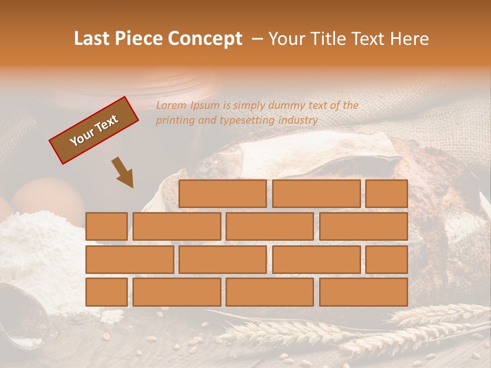 Flour Egg Gourmet PowerPoint Template