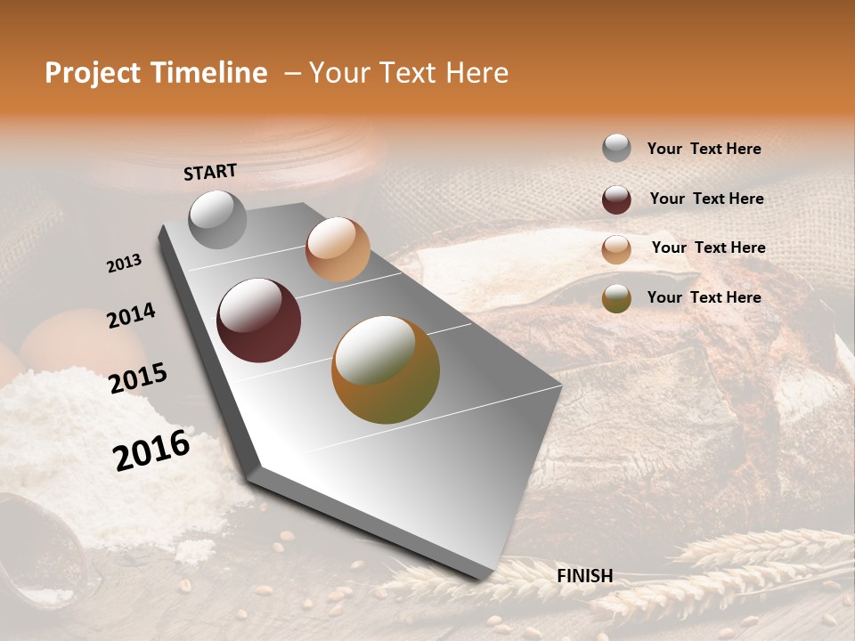 Flour Egg Gourmet PowerPoint Template
