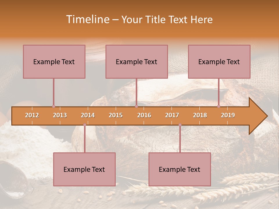 Flour Egg Gourmet PowerPoint Template