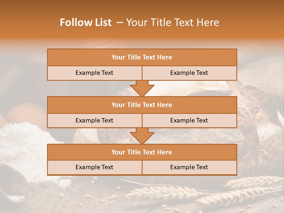Flour Egg Gourmet PowerPoint Template