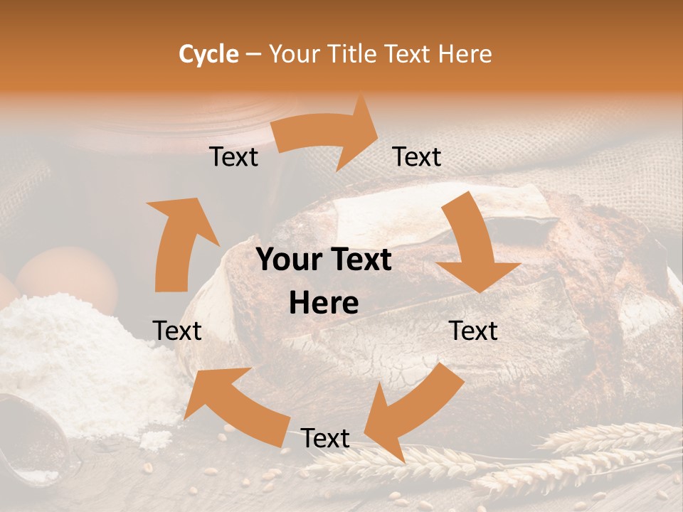 Flour Egg Gourmet PowerPoint Template