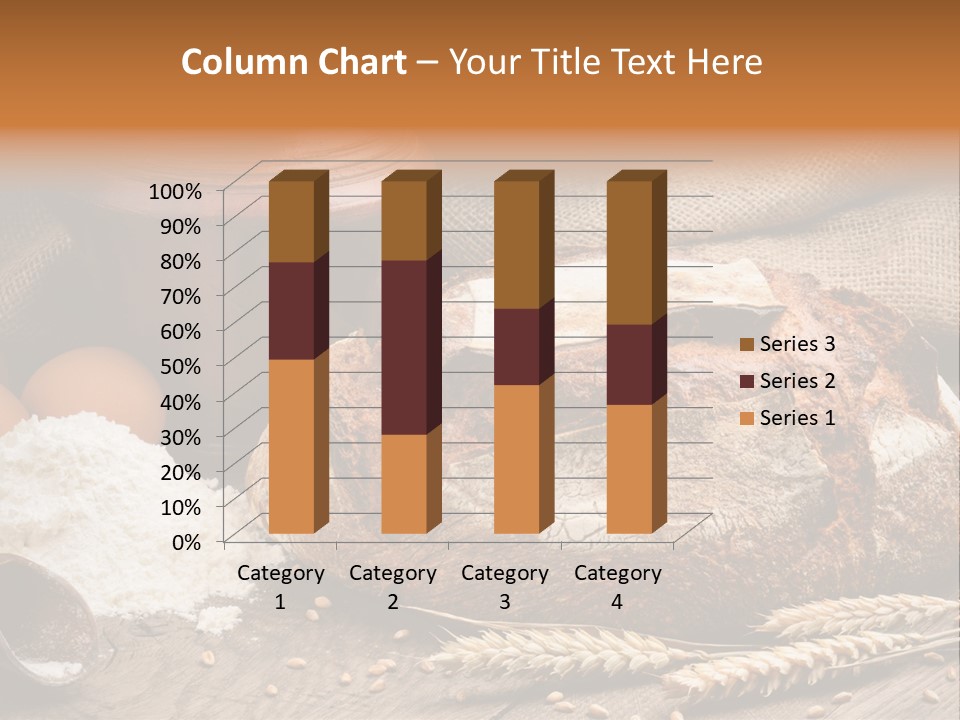 Flour Egg Gourmet PowerPoint Template