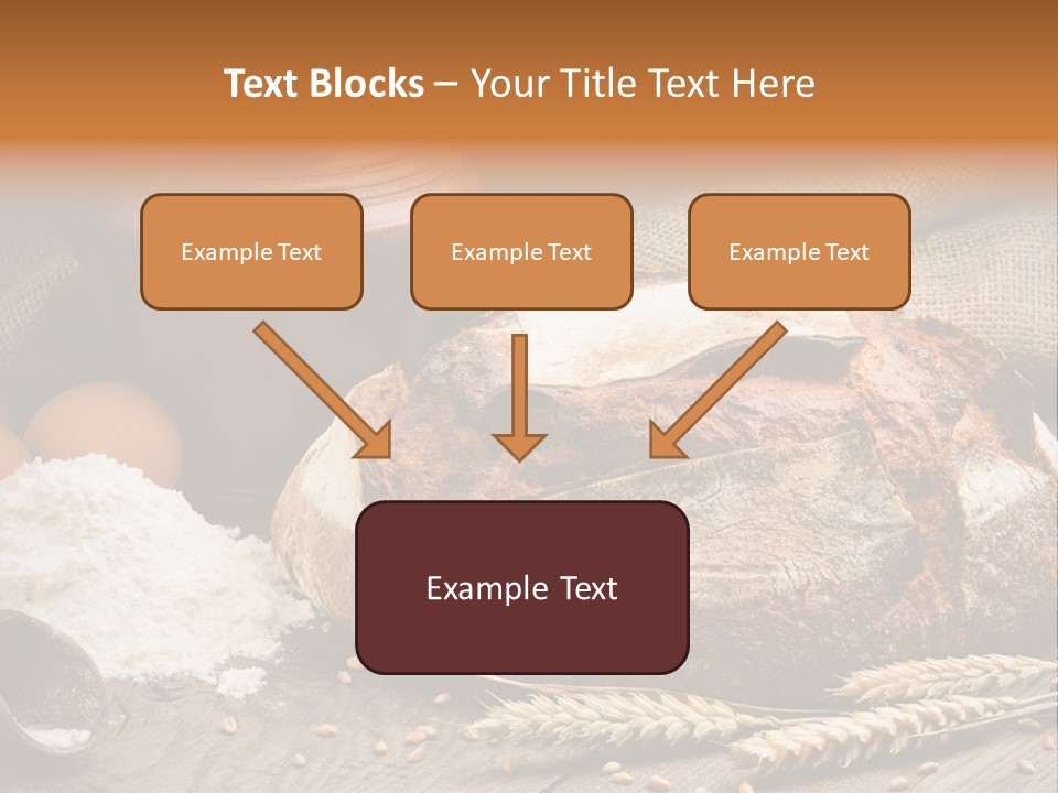 Flour Egg Gourmet PowerPoint Template