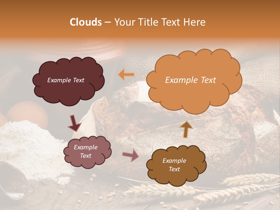 Flour Egg Gourmet PowerPoint Template