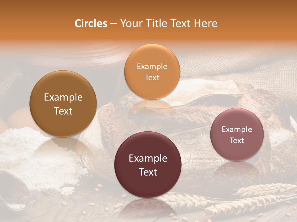 Flour Egg Gourmet PowerPoint Template