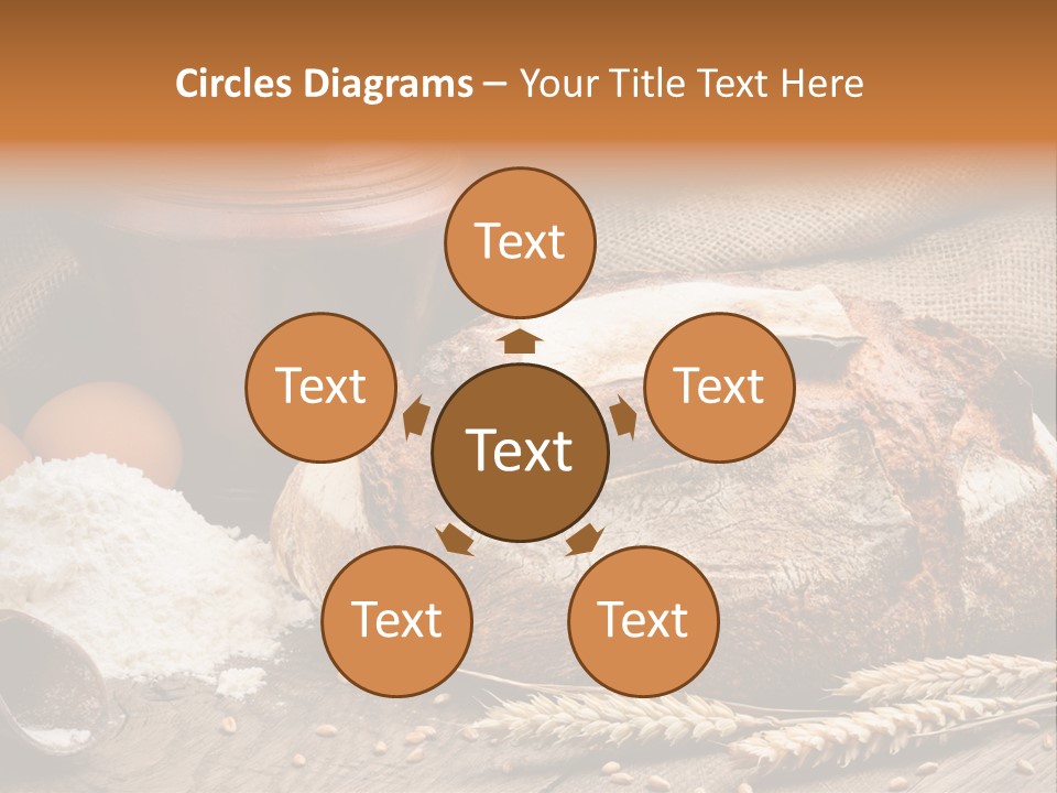 Flour Egg Gourmet PowerPoint Template