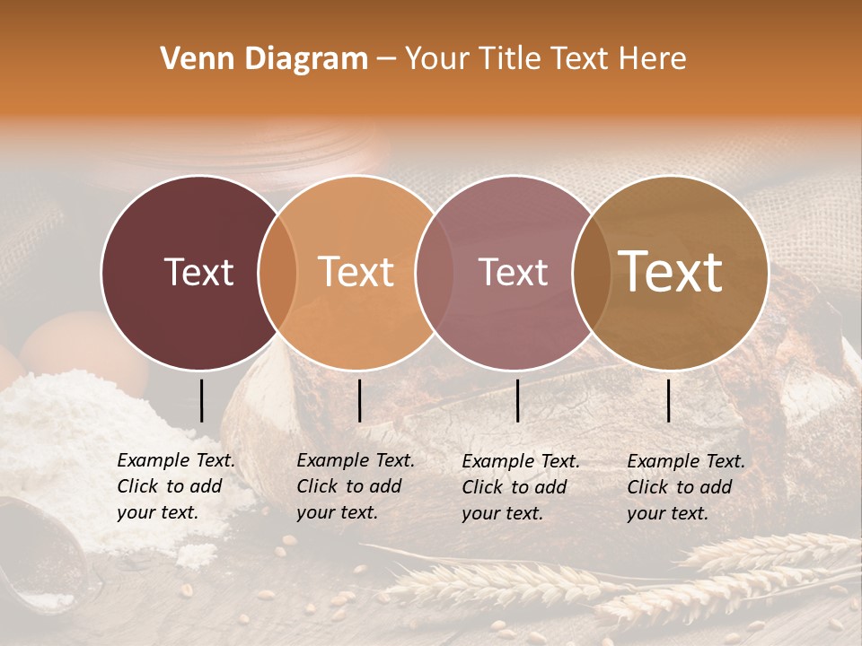 Flour Egg Gourmet PowerPoint Template