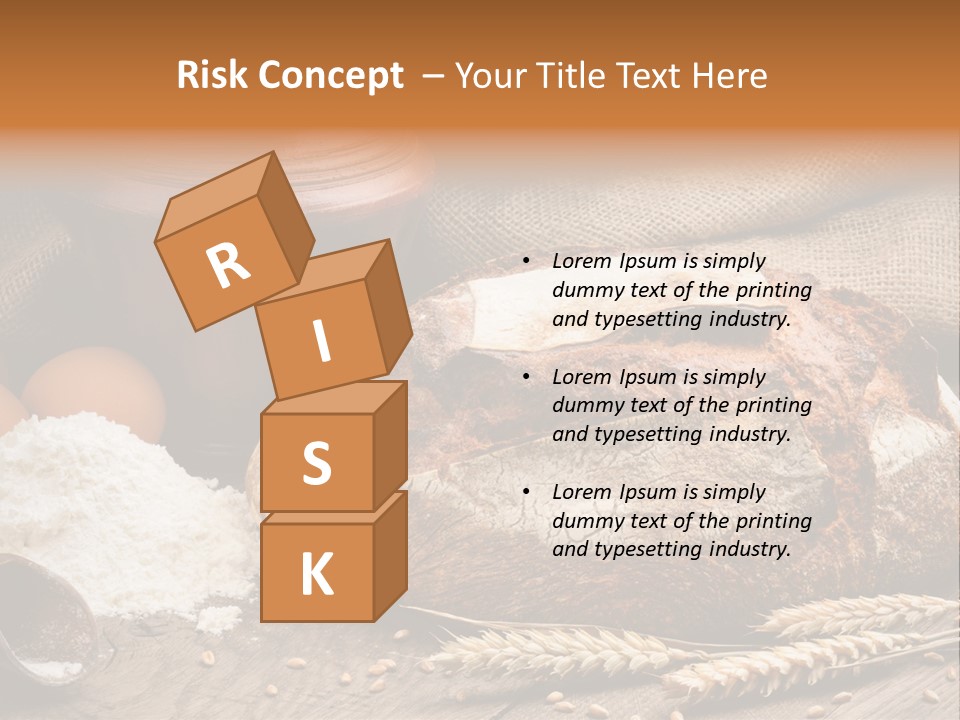 Flour Egg Gourmet PowerPoint Template